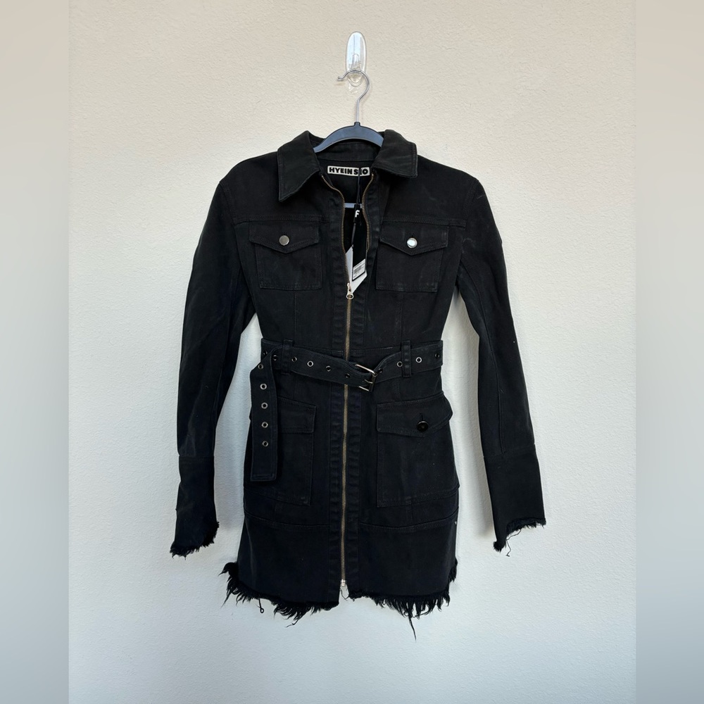 Dark denim dress